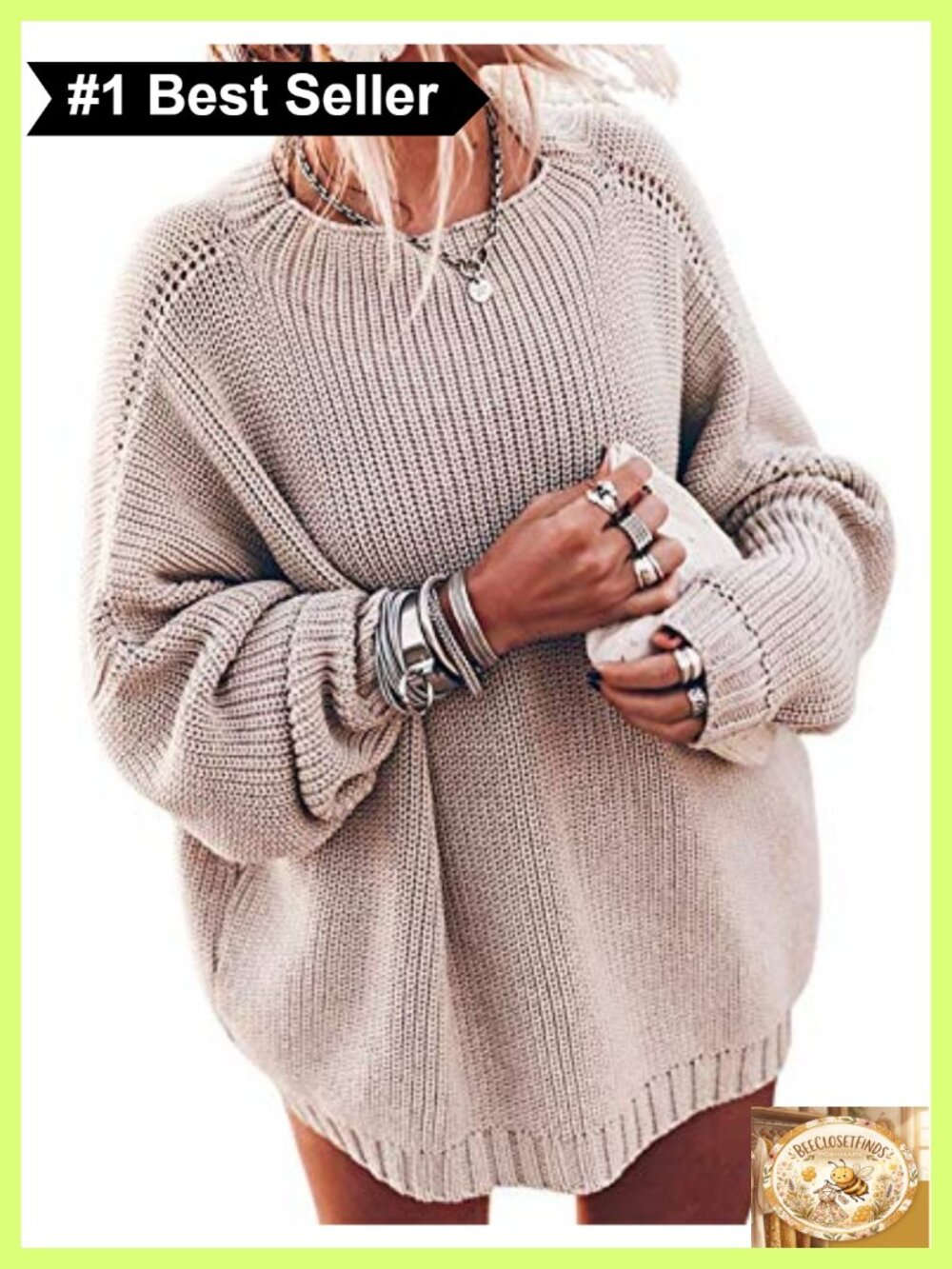 Oversized Batwing Sleeve Mock Neck Chunky Knit Pullover Sweater